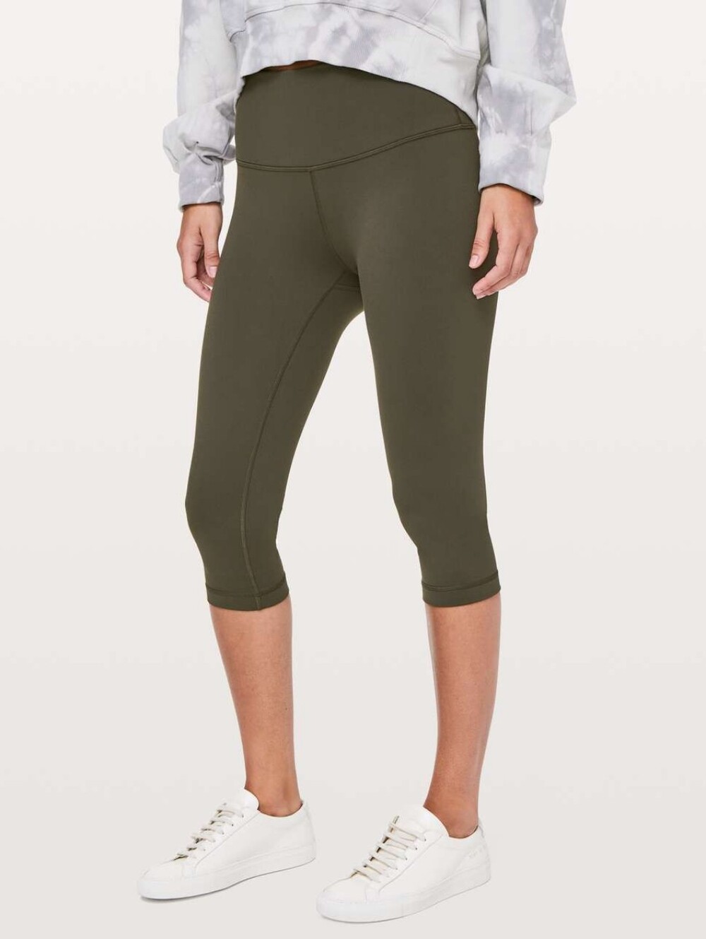 Lululemon Wunder Under Hi-Rise 1/2 Tight *17" In Dark Olive 6